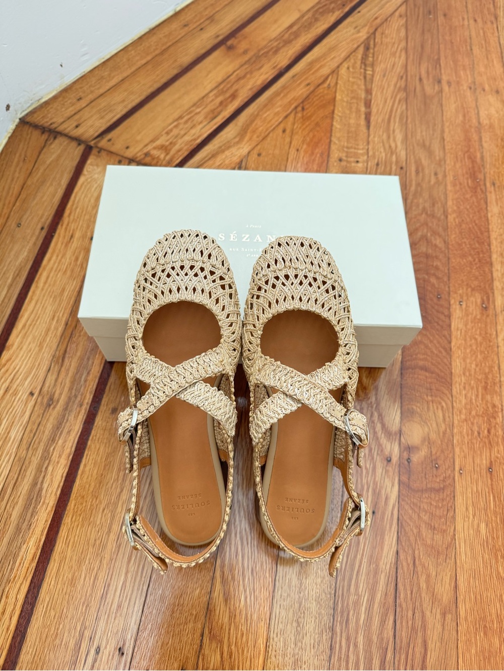 Sezane Low Nala Ballerinas Mary Jane Flats - Picture 7 of 7